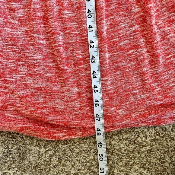 🦋 Lou & Grey for Loft Coral Flecked Sleeveless Sweater Maxi Dress XS - Picture 5 of 6